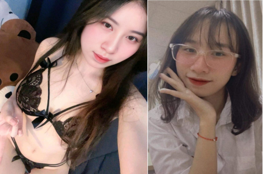 Cởi kính ra cô gái thành dâm nữ
